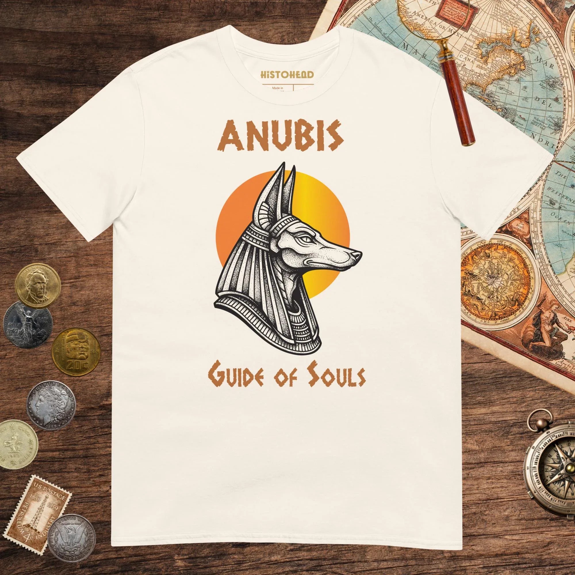 Natural Anubis Guide of Souls Tee - history buff gift by HistoHead