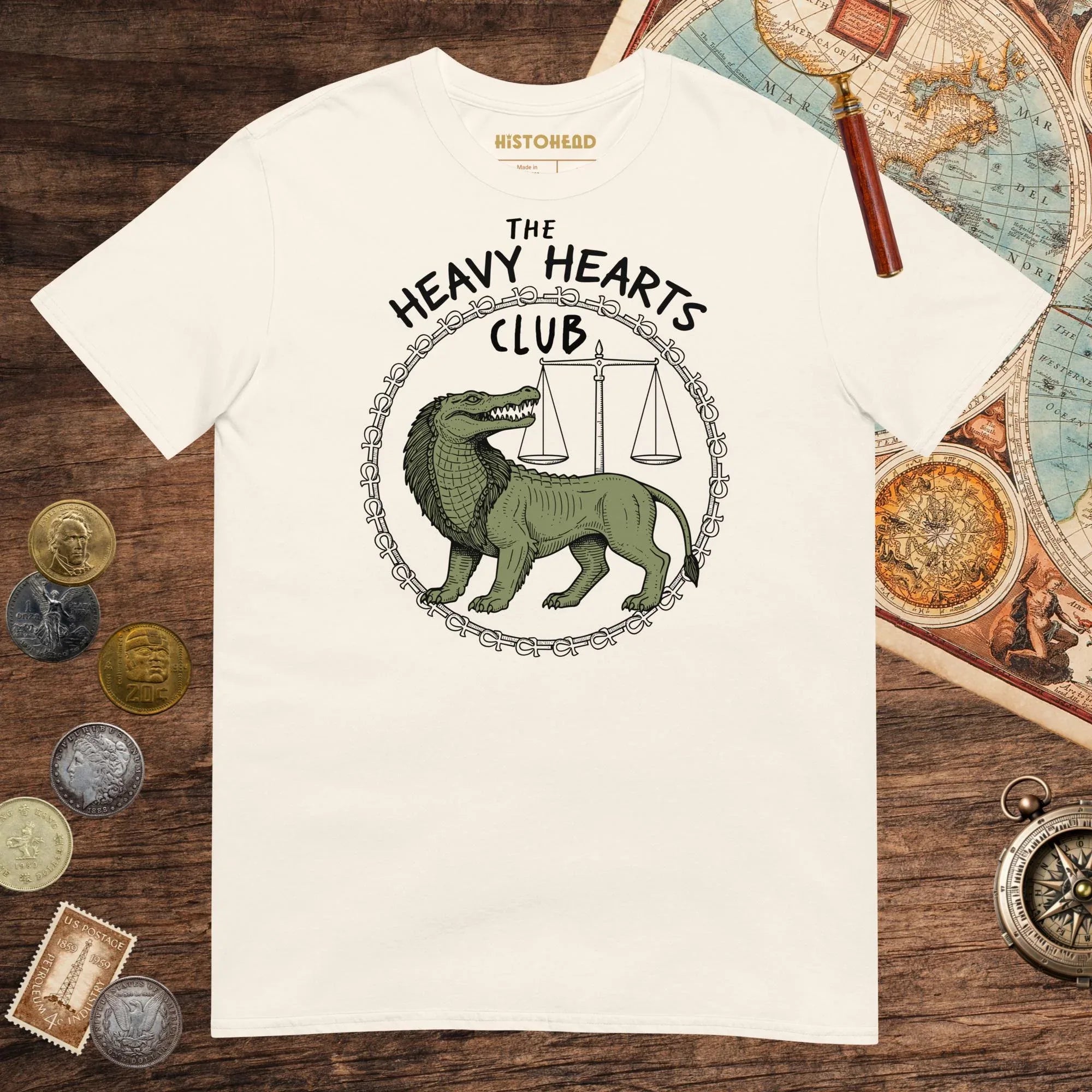 Natural The Heavy Hearts Club Tee - history buff gift by HistoHead