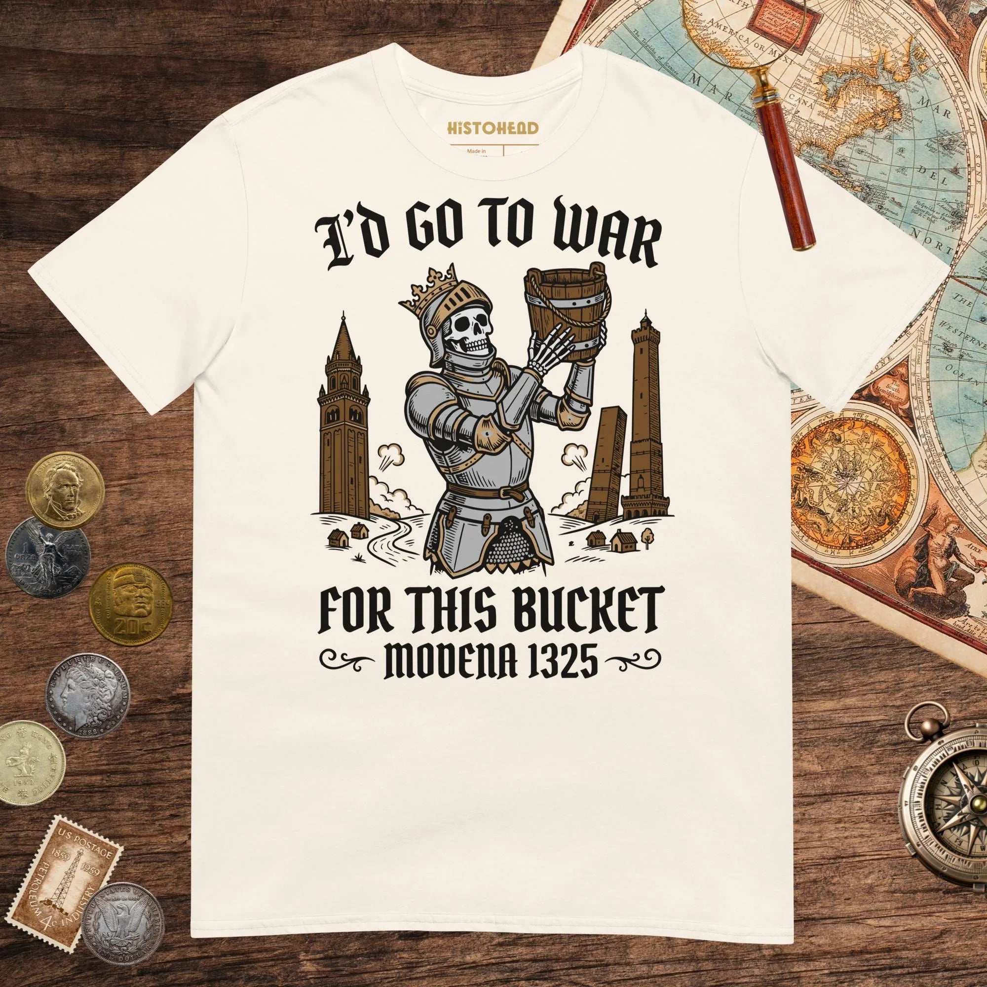 Natural War of the Bucket Tee - history buff gift by HistoHead