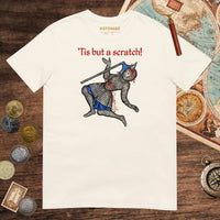 Natural Tis But A Scratch Tee - history buff gift by HistoHead