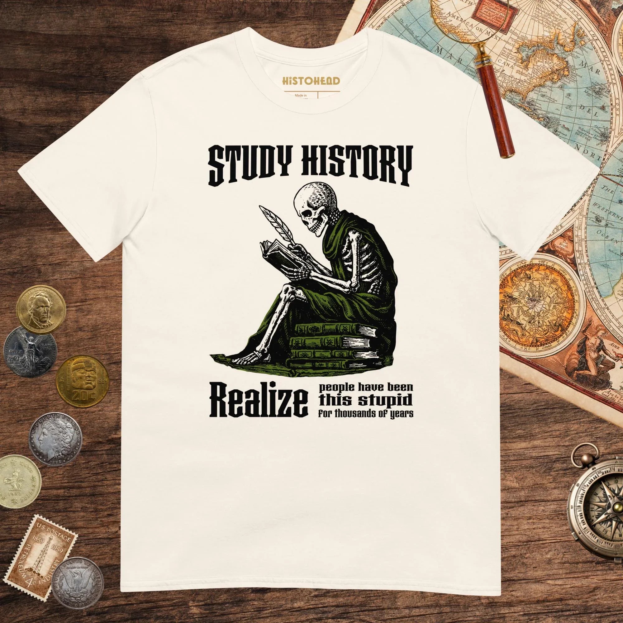 Natural Study History Tee - history buff gift by HistoHead