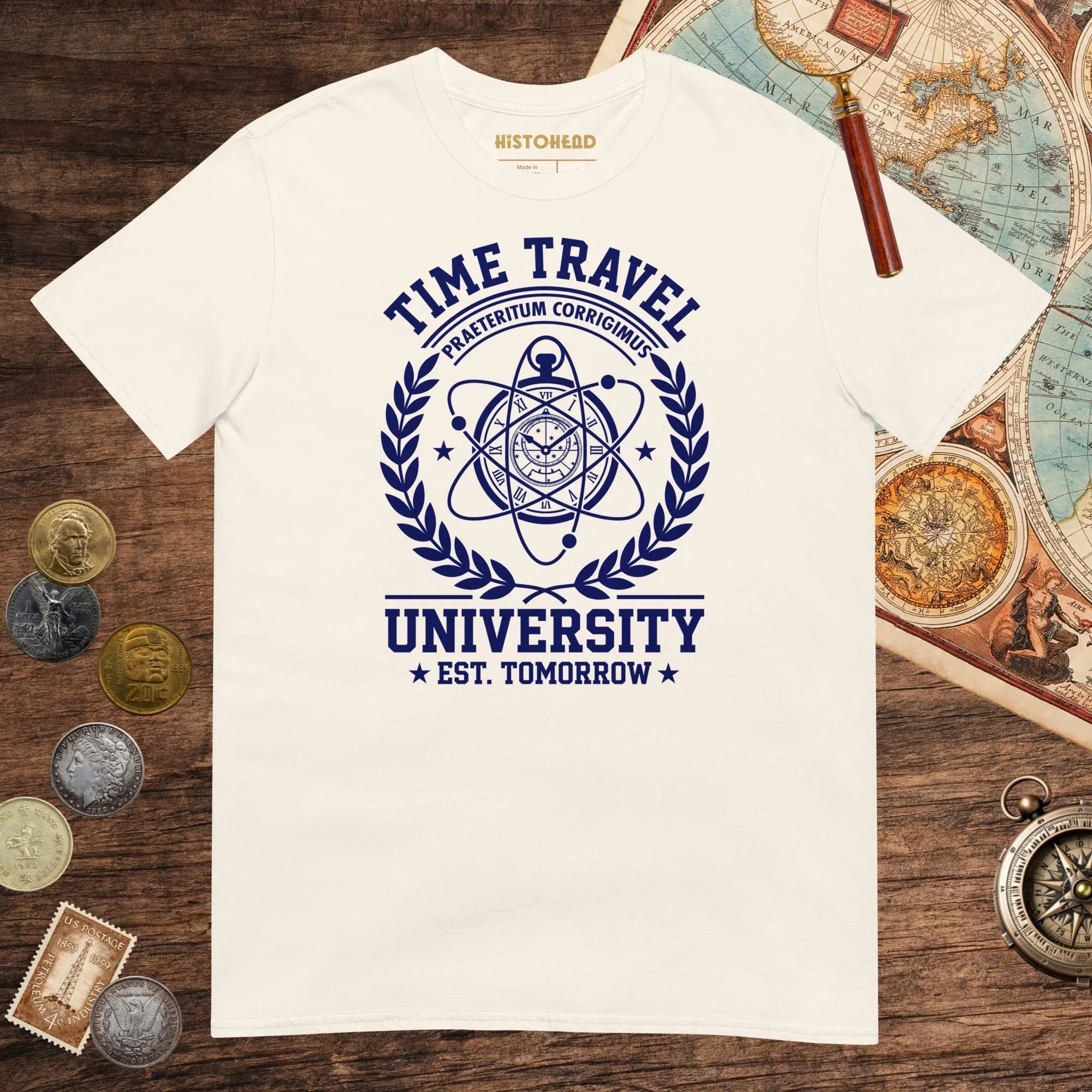 Natural Time Travel University Tee - history buff gift by HistoHead