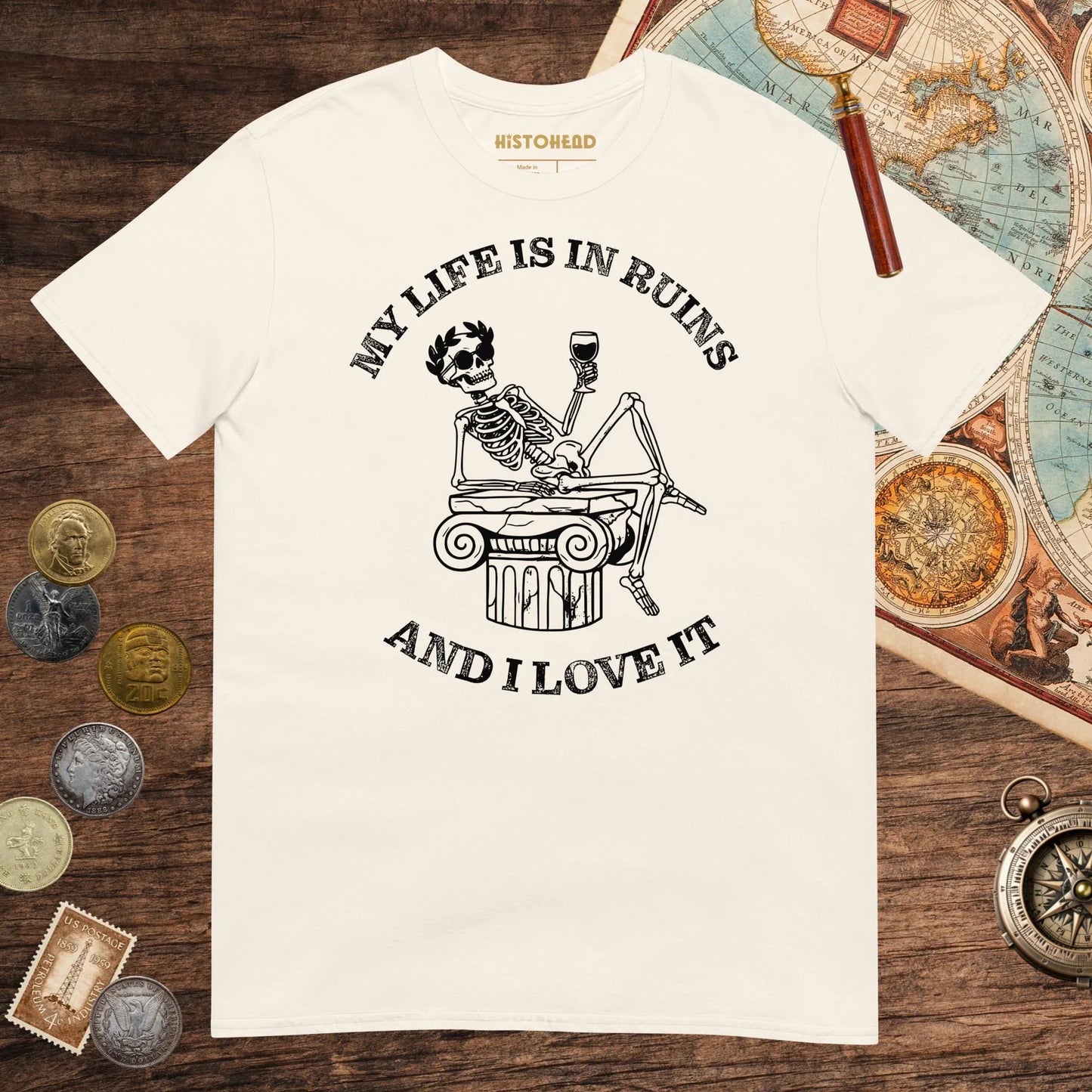 Natural My Life is in Ruins Tee - history buff gift by HistoHead