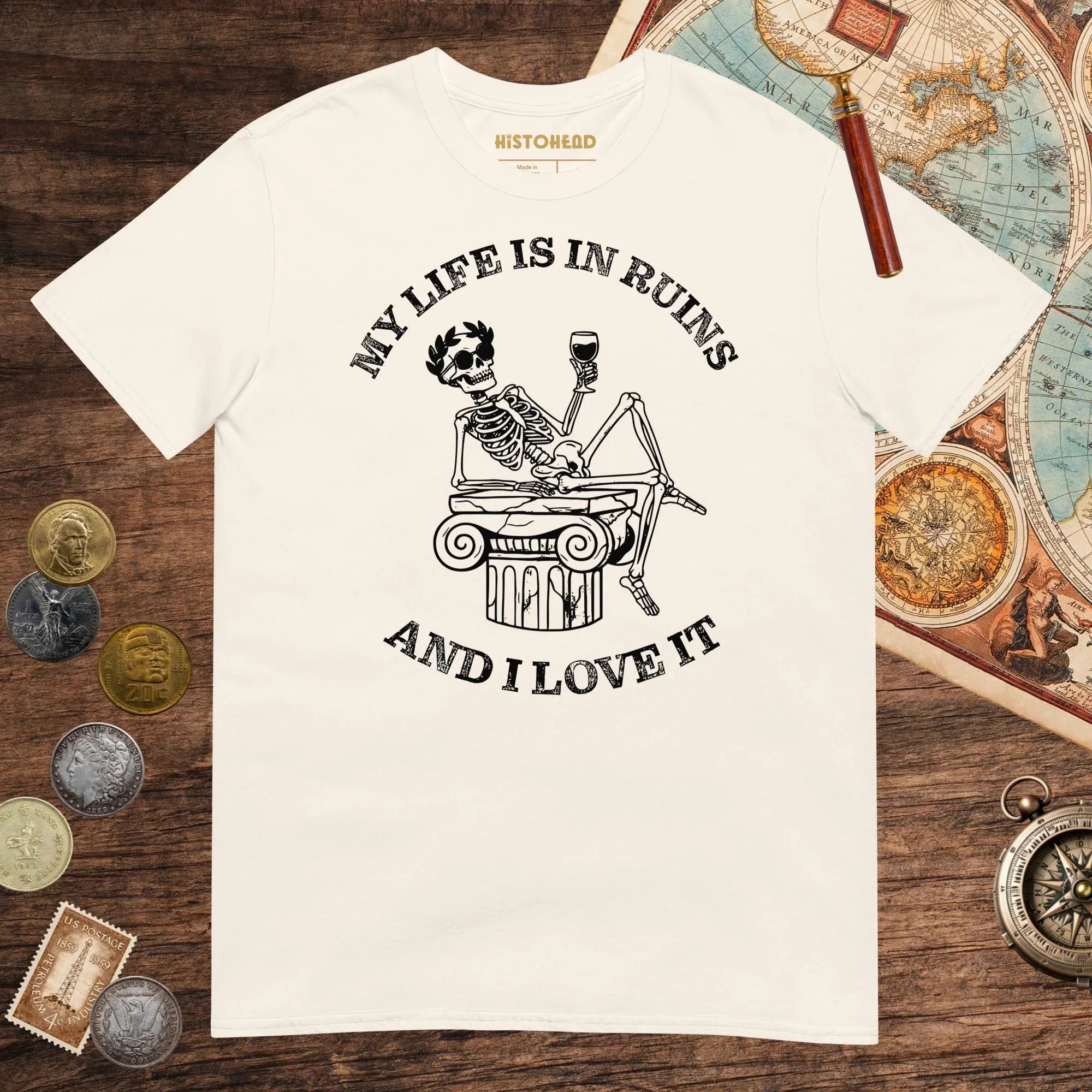 Natural My Life is in Ruins Tee - history buff gift by HistoHead