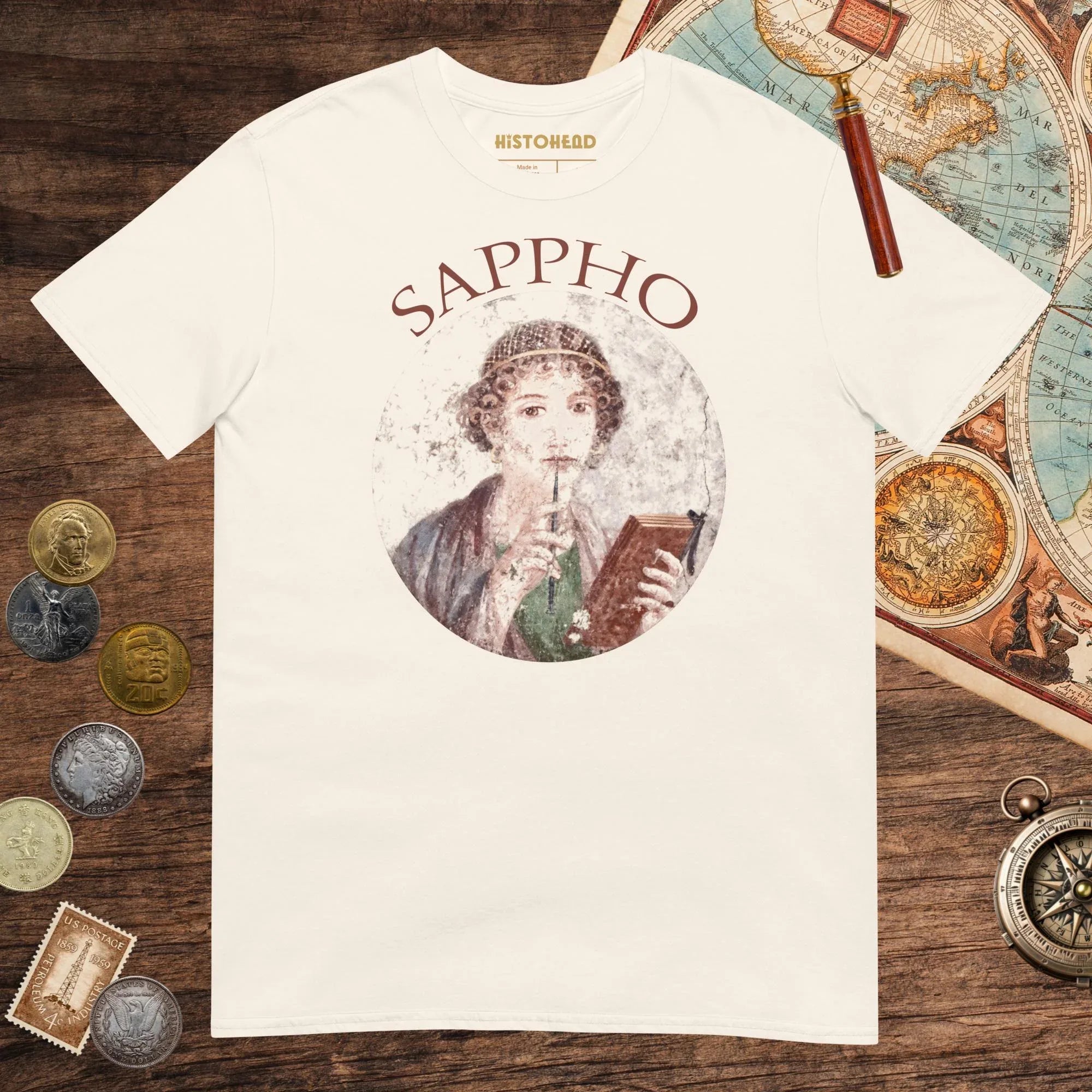 Natural Sappho Tee - history buff gift by HistoHead