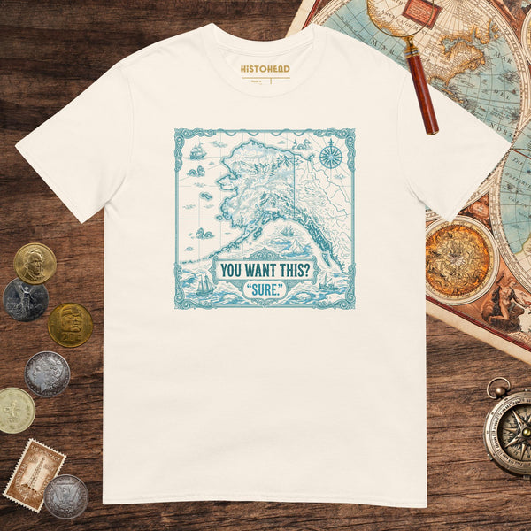 Natural Alaska Purchase Tee - history buff gift by HistoHead