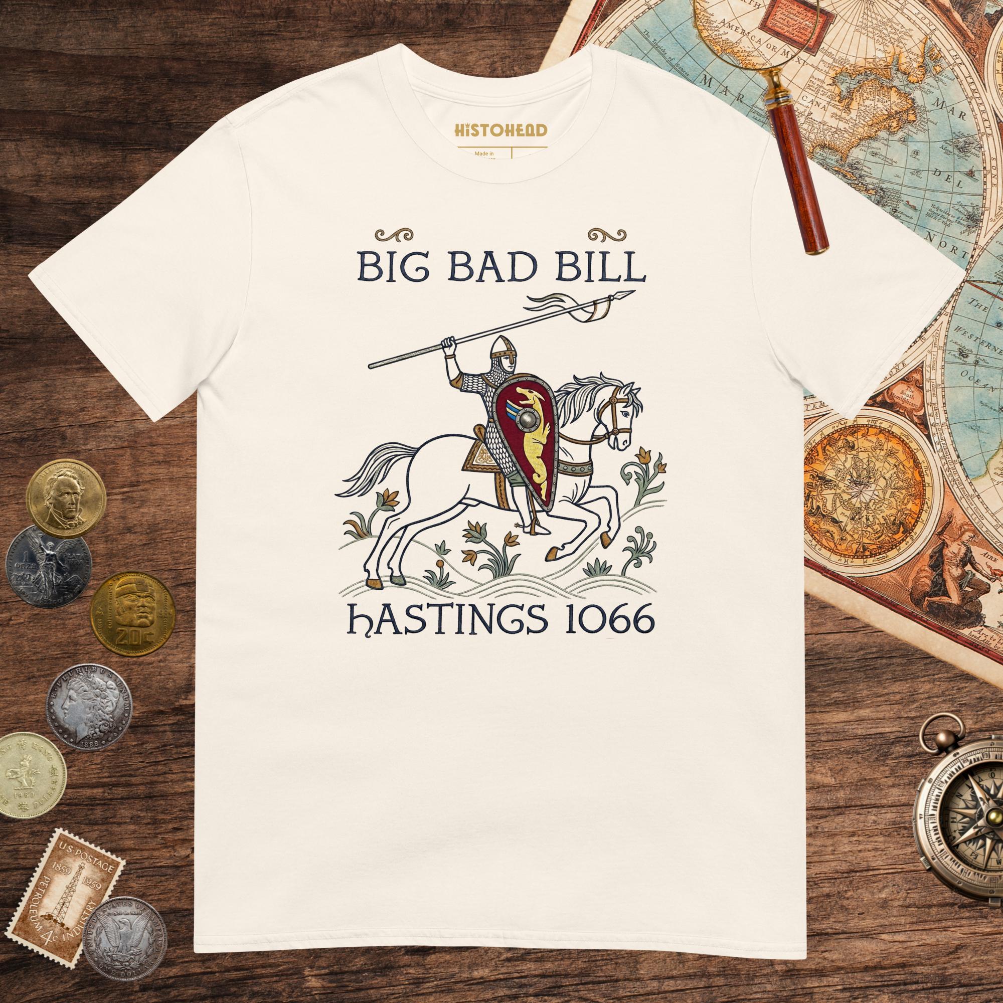 Natural Big Bad Bill Tee - history buff gift by HistoHead