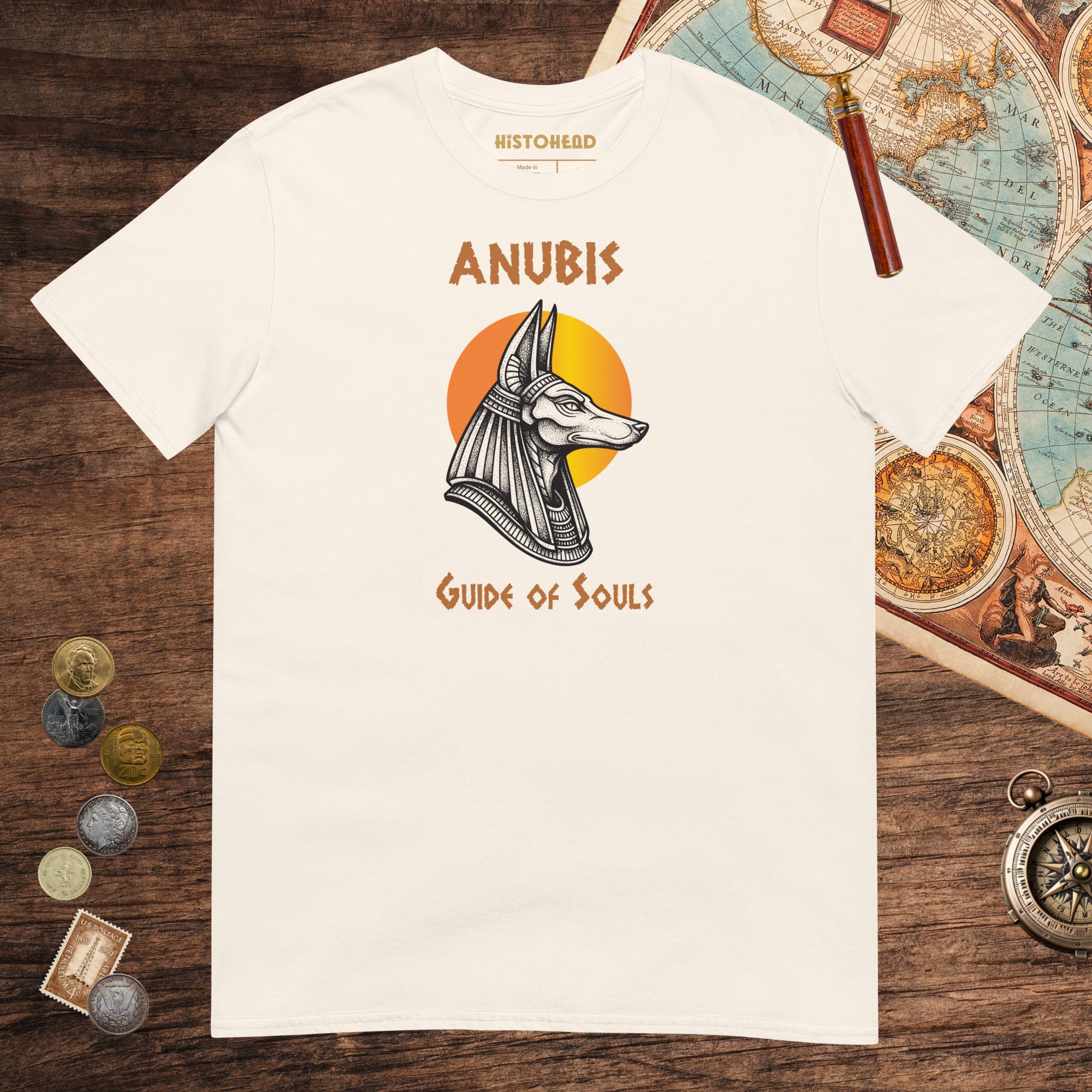Natural Anubis Guide of Souls Tee - history buff gift by HistoHead