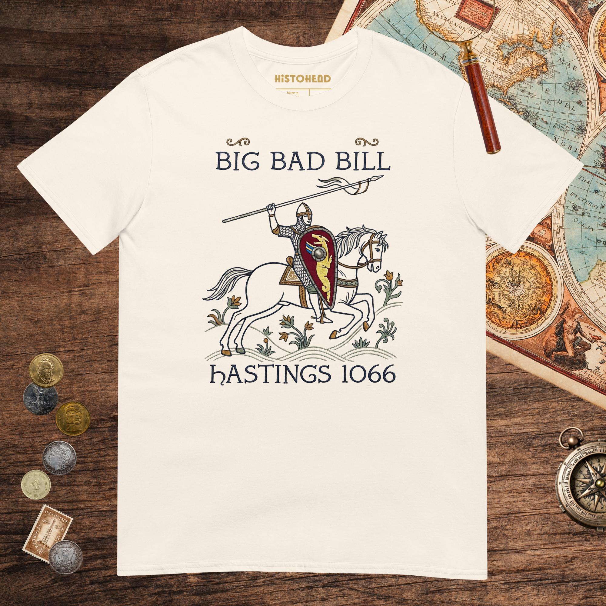 Natural Big Bad Bill Tee - history buff gift by HistoHead