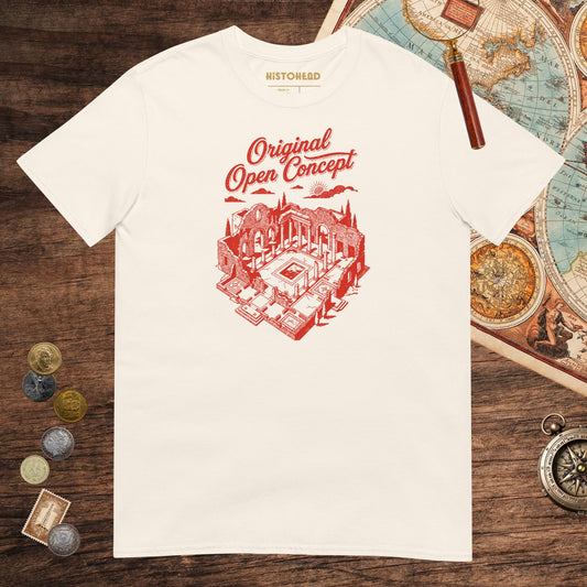 Natural Original Open Concept Tee - history buff gift by HistoHead