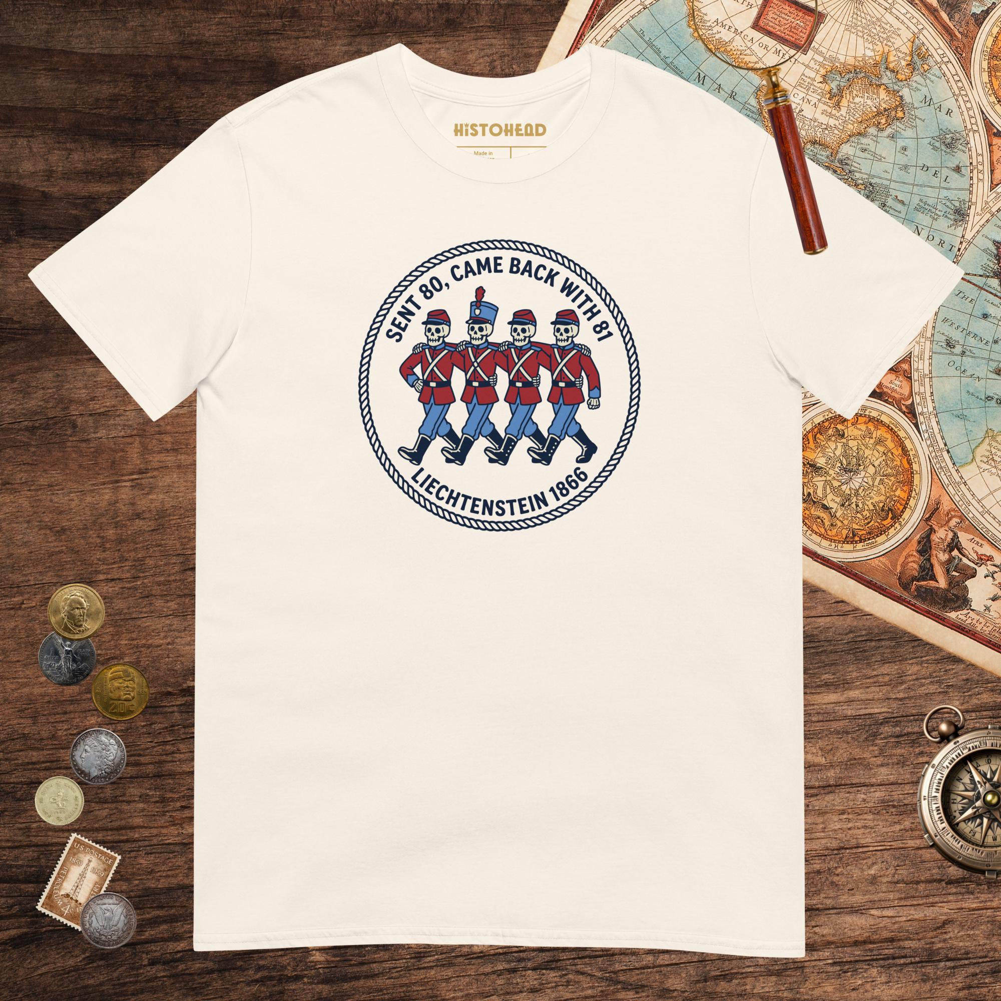 Natural Liechtenstein 1866 Tee - history buff gift by HistoHead