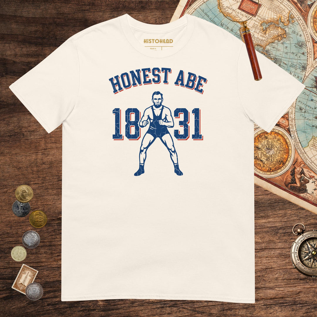 Natural Lincoln 1831 Tee - history buff gift by HistoHead