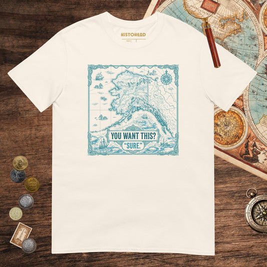 Natural Alaska Purchase Tee - history buff gift by HistoHead