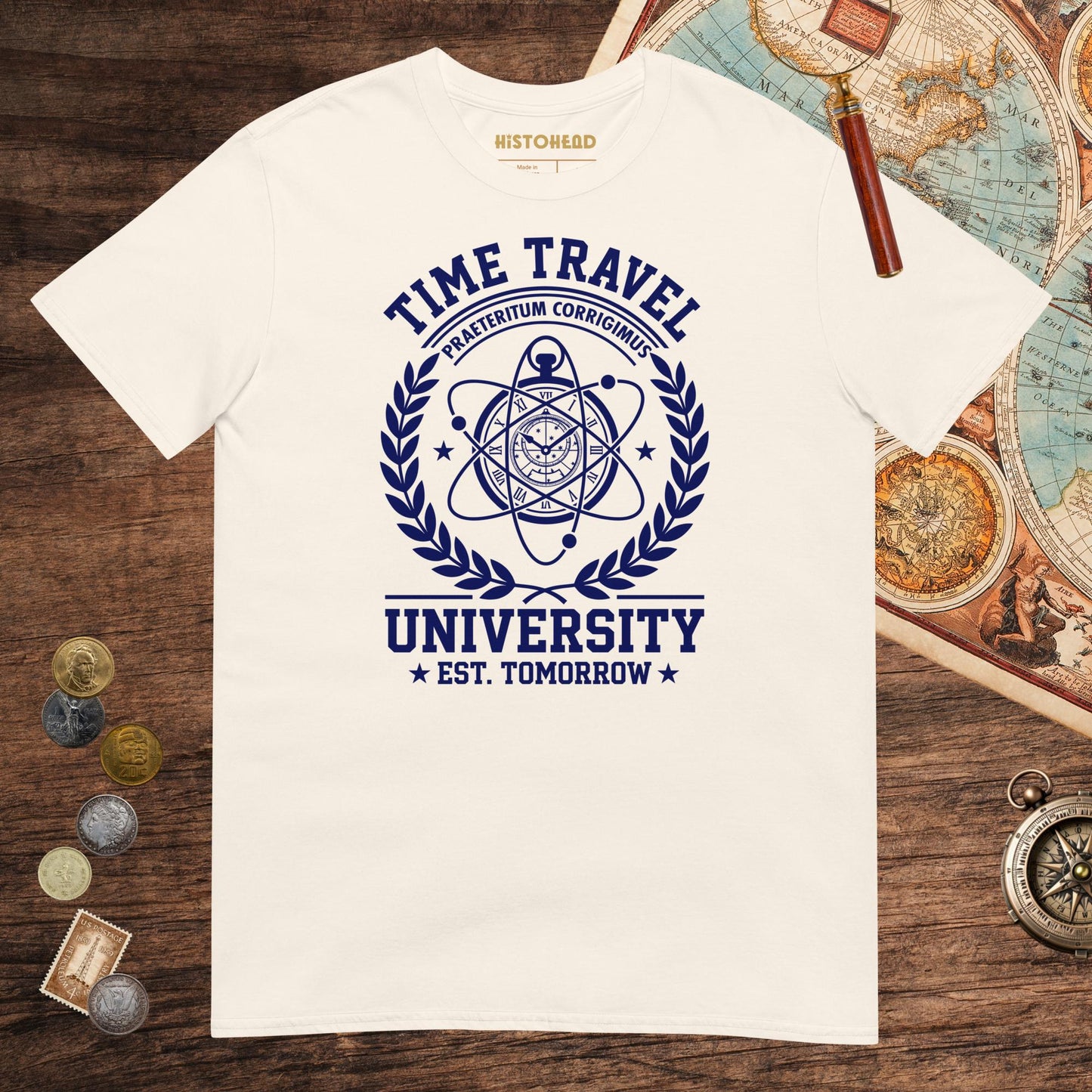 Natural Time Travel University Tee - history buff gift by HistoHead