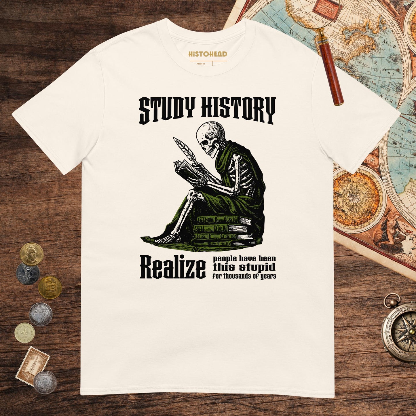Natural Study History Tee - history buff gift by HistoHead