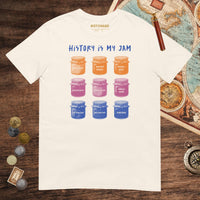 Natural History Is My Jam Tee - history buff gift by HistoHead