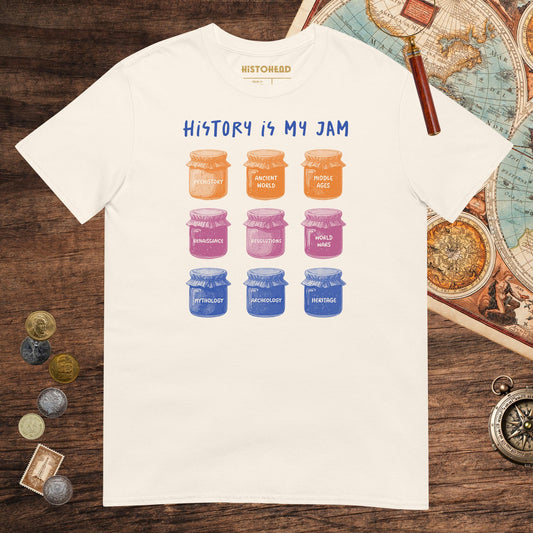Natural History Is My Jam Tee - history buff gift by HistoHead