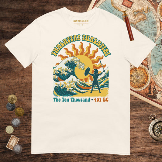 Natural Thalatta Thalatta Tee - history buff gift by HistoHead