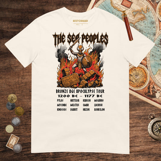 Natural The Sea Peoples Tour Tee - history buff gift by HistoHead