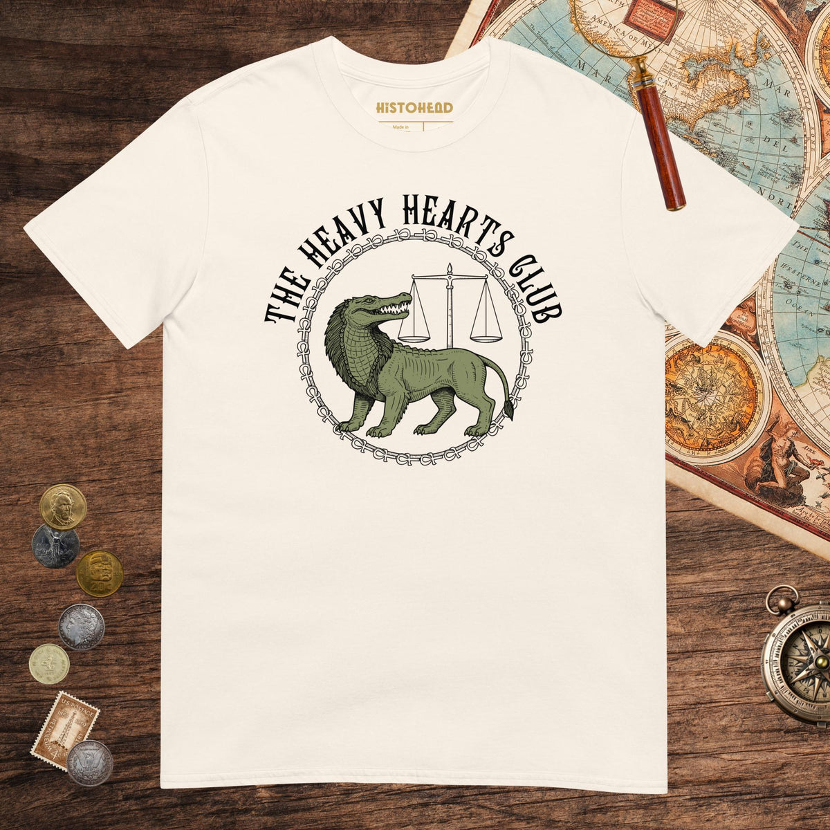 Natural The Heavy Hearts Club Tee - history buff gift by HistoHead