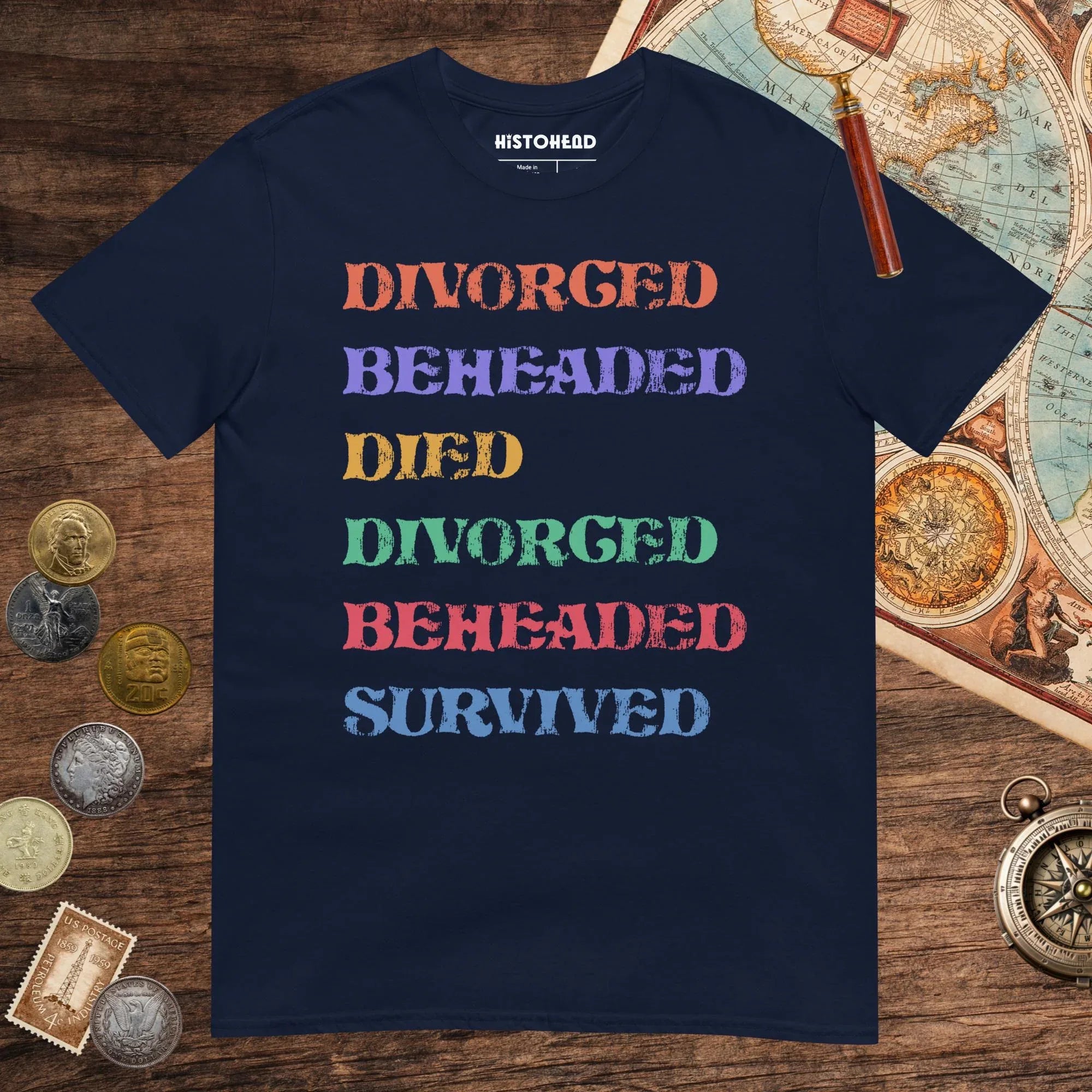 Navy Divorced Beheaded Tee - history buff gift by HistoHead