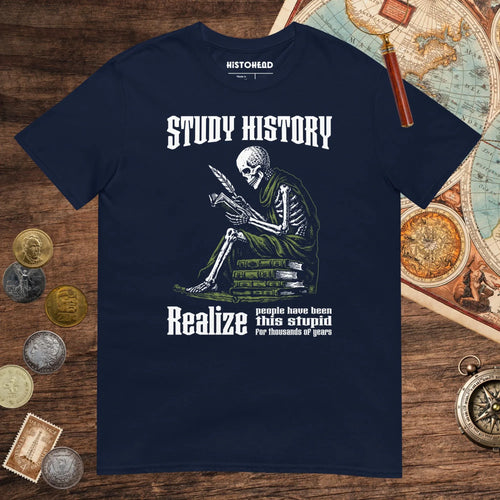 Navy Study History Tee - history buff gift by HistoHead