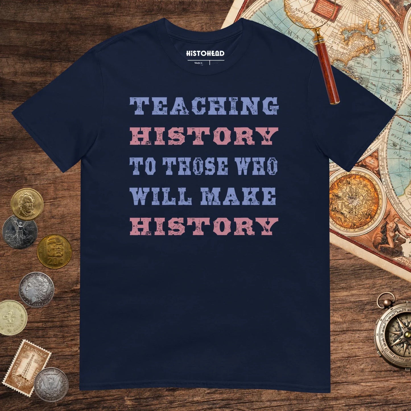 Navy Teaching History Tee - history buff gift by HistoHead