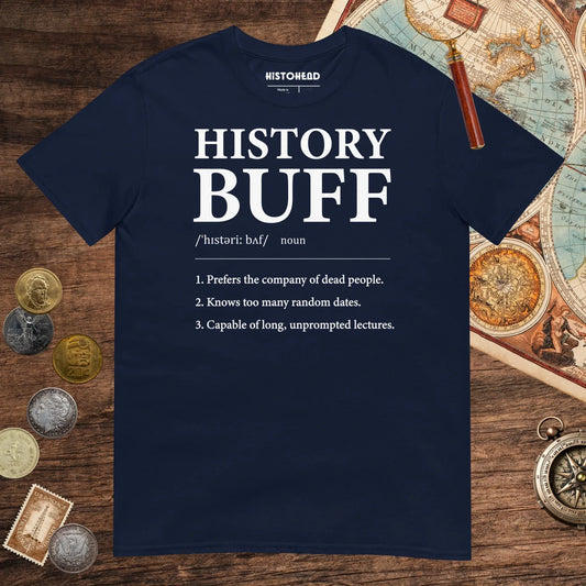 Navy History Buff Definition Tee - history buff gift by HistoHead