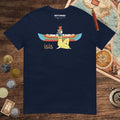 Navy Egyptian Goddess Isis Tee - history buff gift by HistoHead