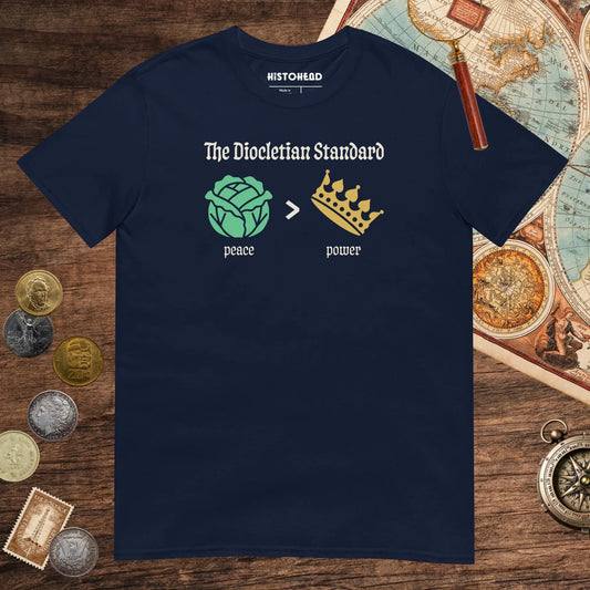 Navy The Diocletian Standard Tee - history buff gift by HistoHead
