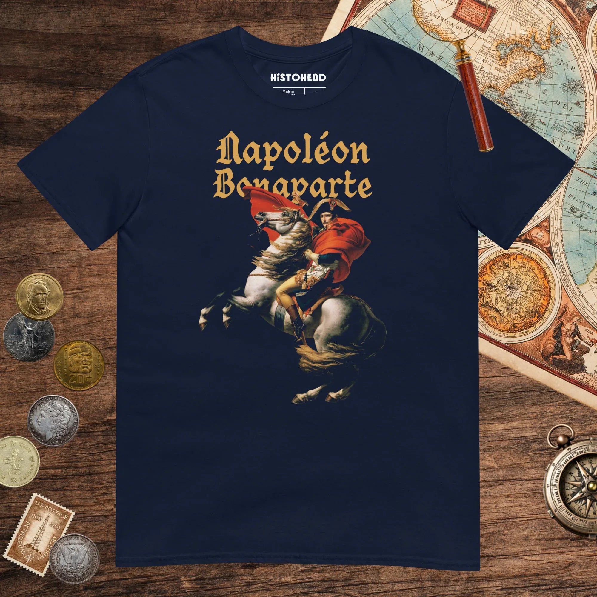 Navy Napoleon Bonaparte Tee - history buff gift by HistoHead
