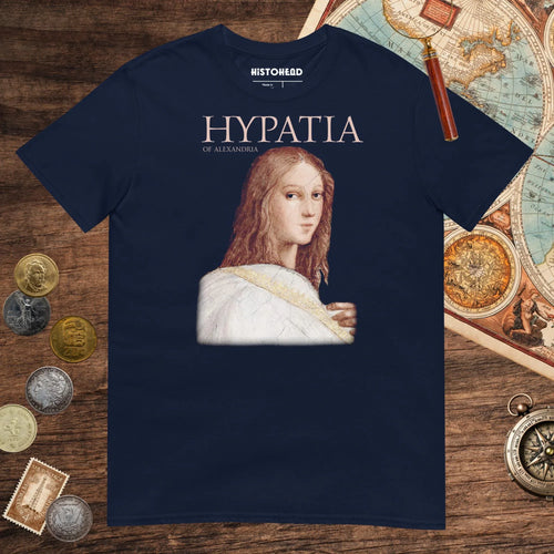 Navy Hypatia of Alexandria Tee - history buff gift by HistoHead