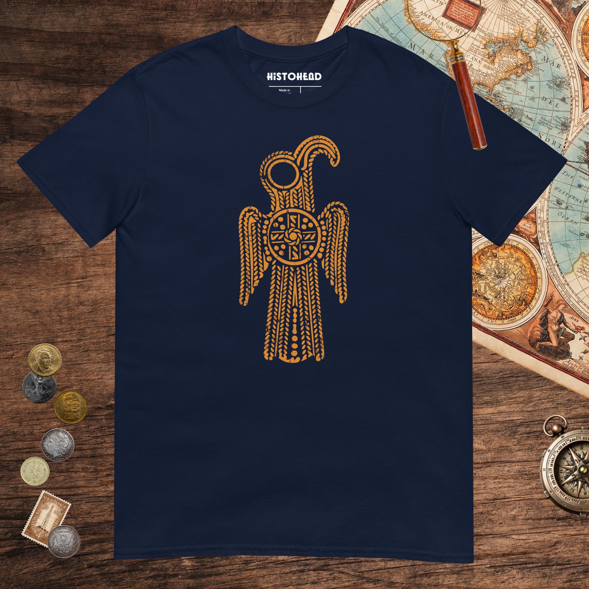 Navy Anglo-Saxon Eagle Tee - history buff gift by HistoHead