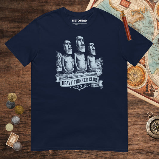 Navy Heavy Thinker Club Tee - history buff gift by HistoHead