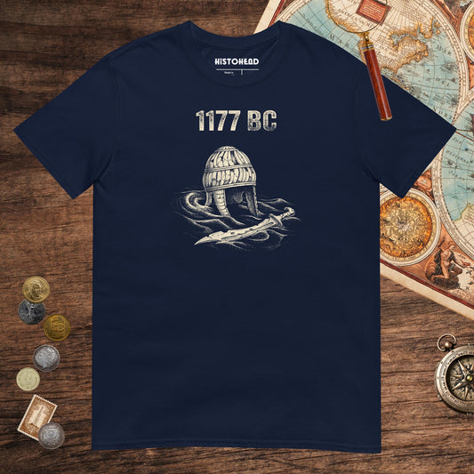 Navy 1177 BC Tee - history buff gift by HistoHead