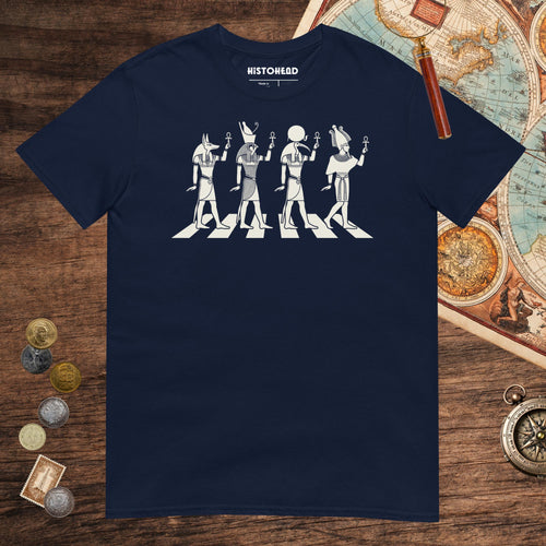 Navy Nile Road Tee - history buff gift by HistoHead