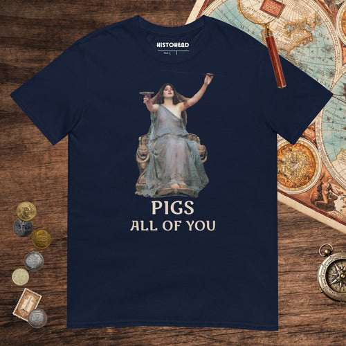 Navy Circe Pigs All of You Tee - history buff gift by HistoHead