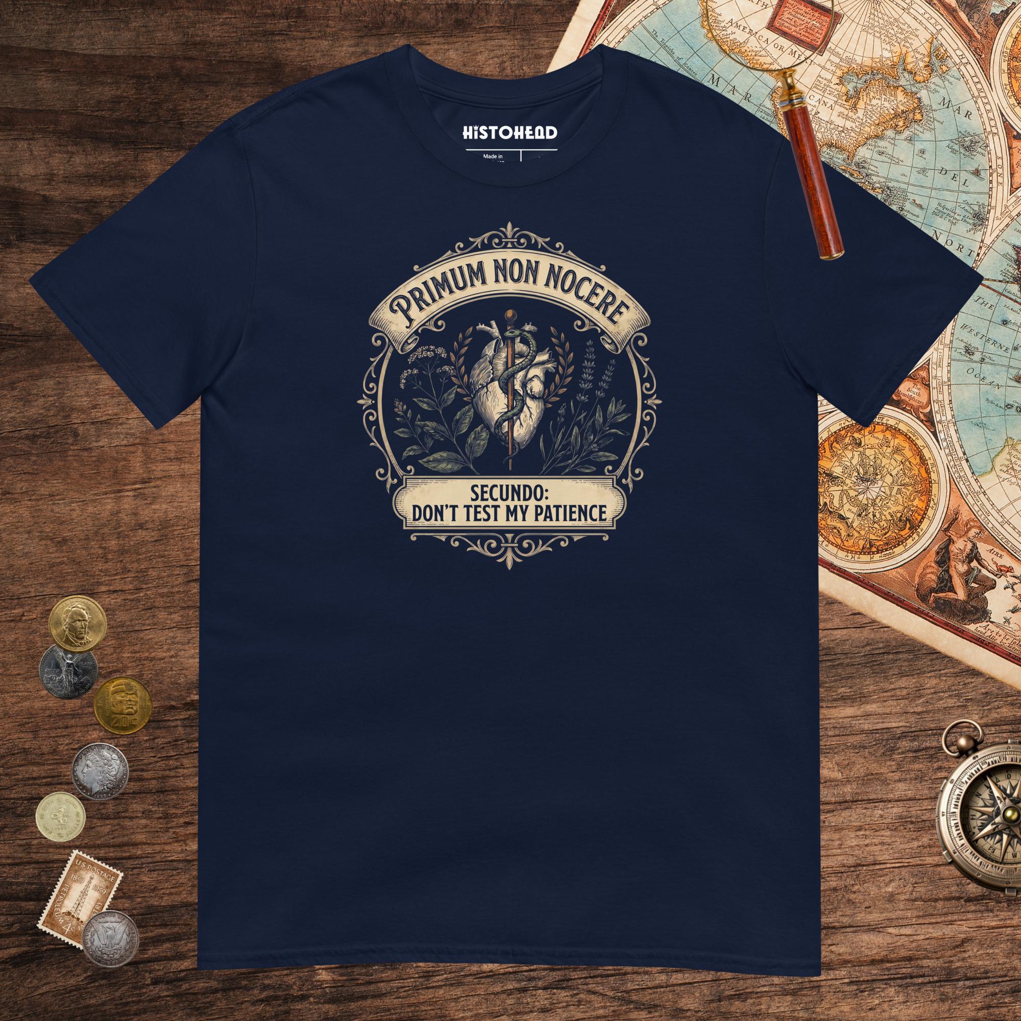 Navy First Do No Harm Tee - history buff gift by HistoHead