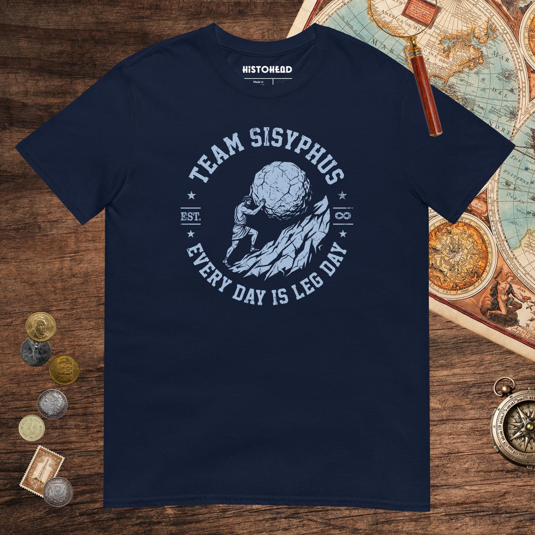 Navy Team Sisyphus Tee - history buff gift by HistoHead