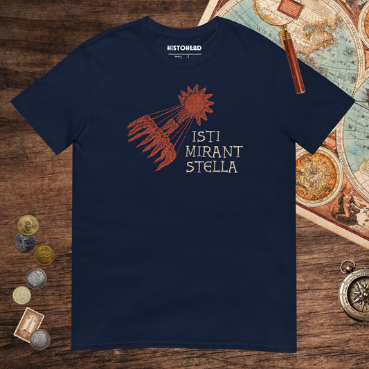 Navy Stella Tee - history buff gift by HistoHead