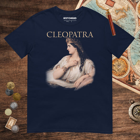 Navy Cleopatra Art Tee - history buff gift by HistoHead