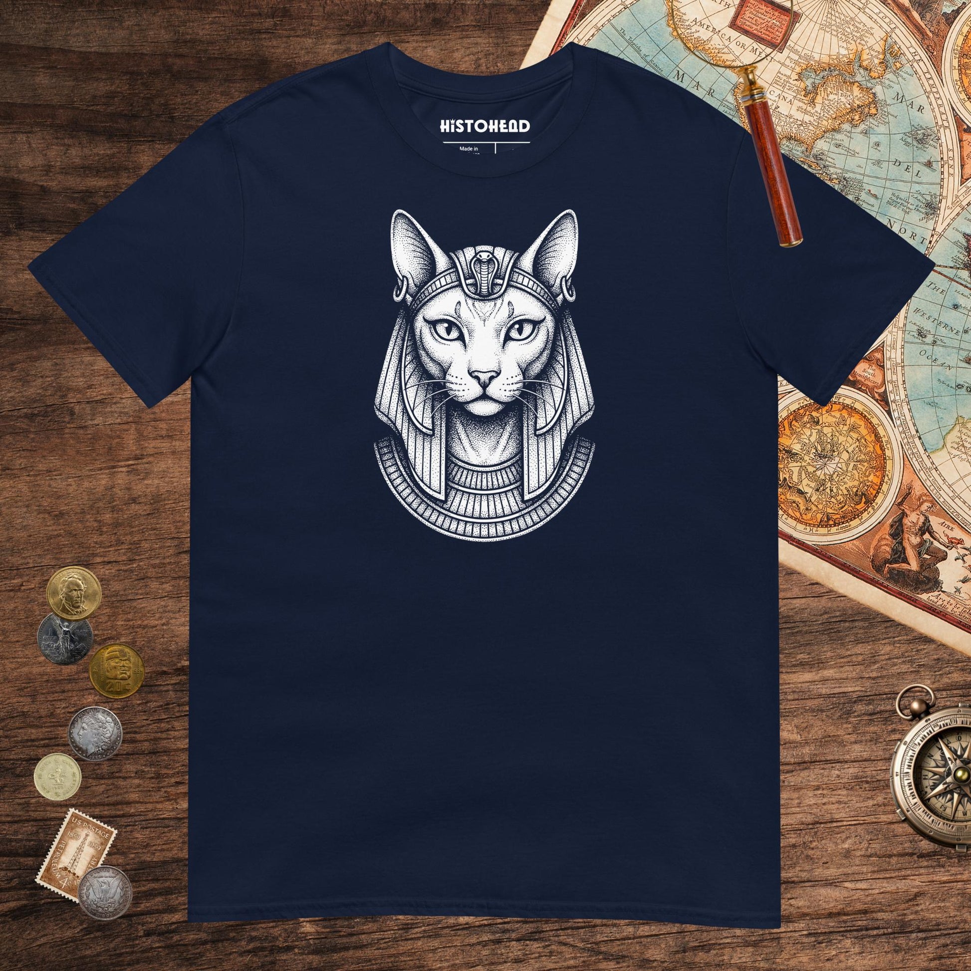 Navy Bastet Protector of Hearth & Home Tee - history buff gift by HistoHead