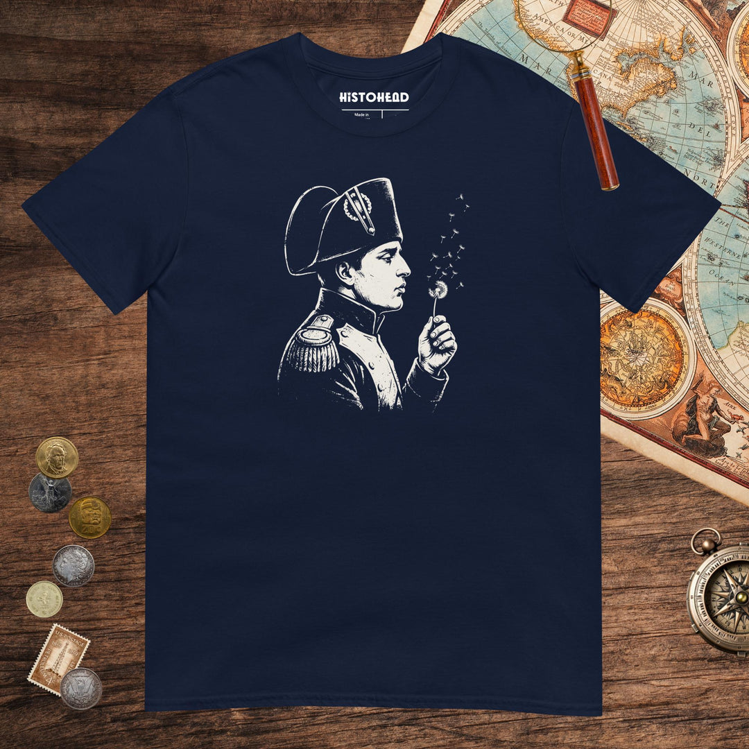Navy Napoleon Bonaparte Blowing Wishes Tee - history buff gift by HistoHead