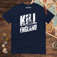 Navy Joan of Arc Kill England Tee - history buff gift by HistoHead