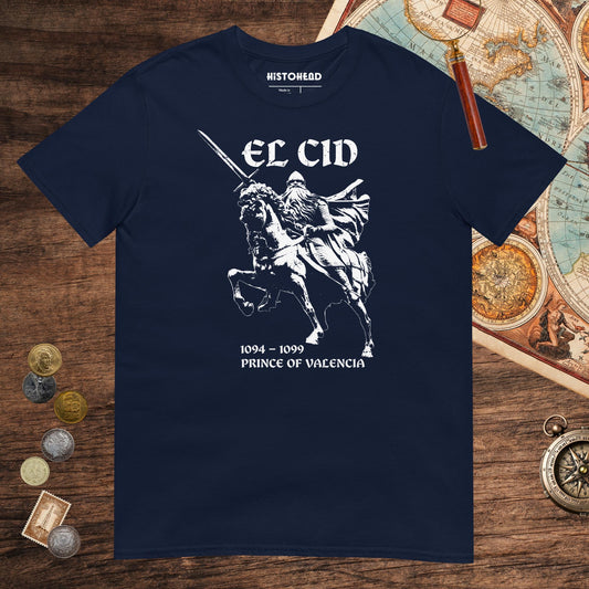 Navy El Cid Prince of Valencia Tee - history buff gift by HistoHead
