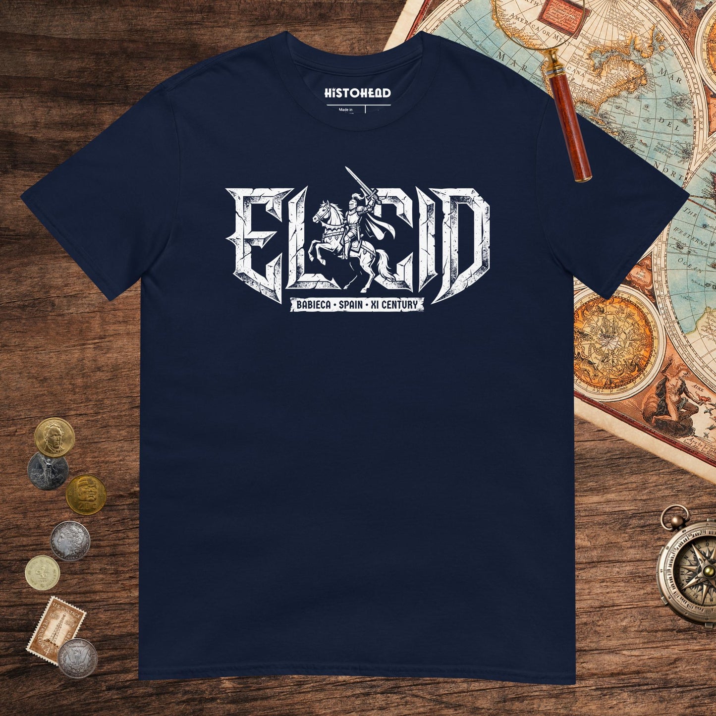 Navy El Cid Tee - history buff gift by HistoHead