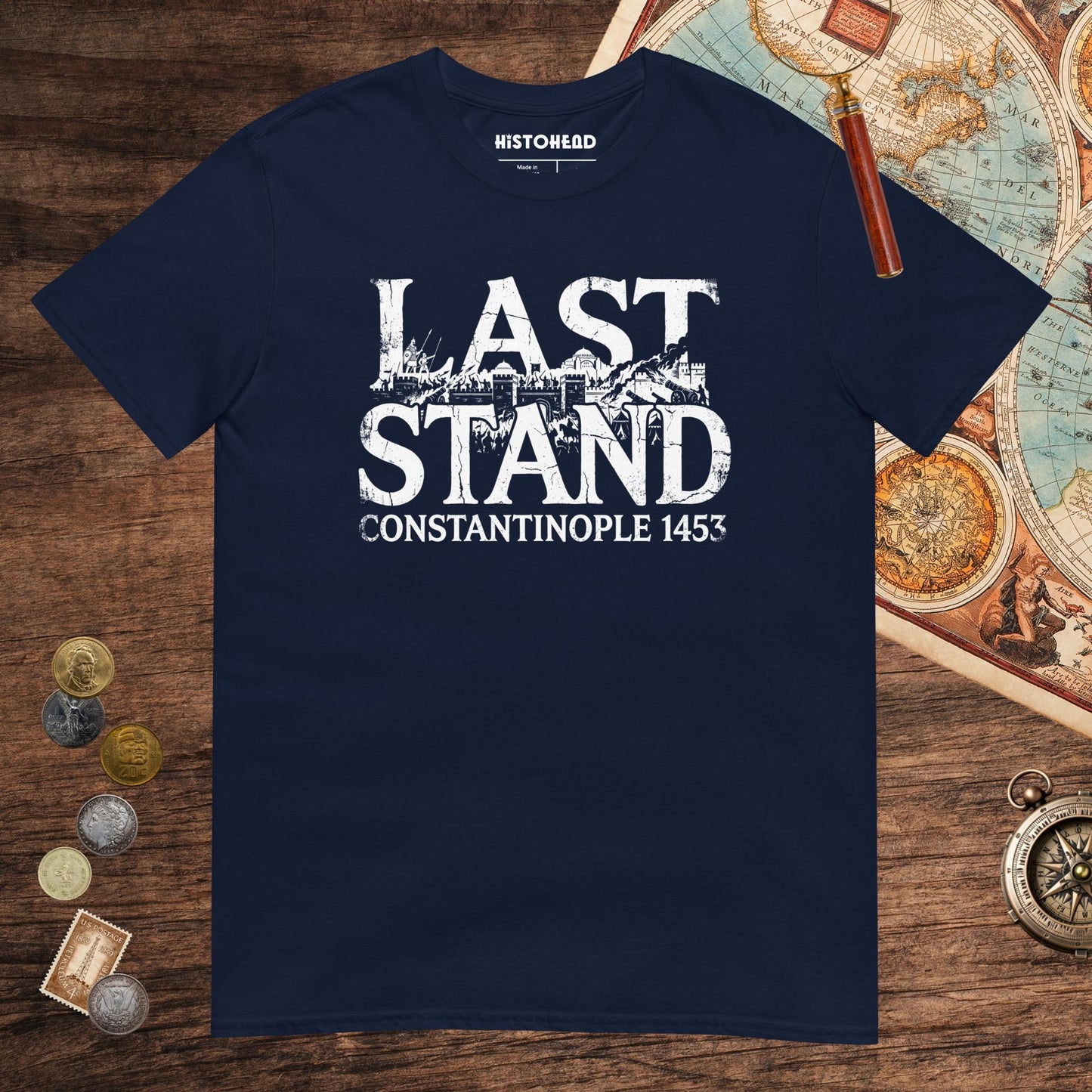 Navy Last Stand Constantinople 1453 Tee - history buff gift by HistoHead