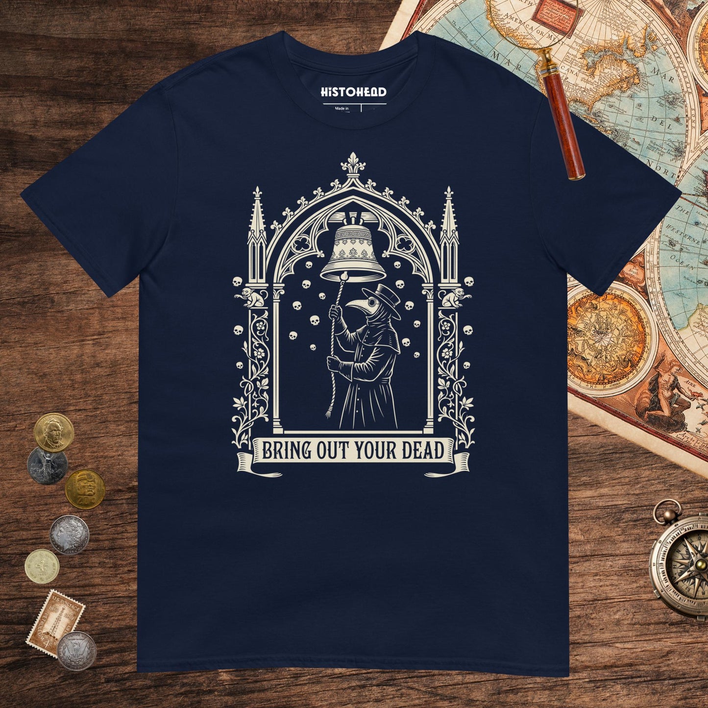 Navy Bring Out Your Dead Tee - history buff gift by HistoHead
