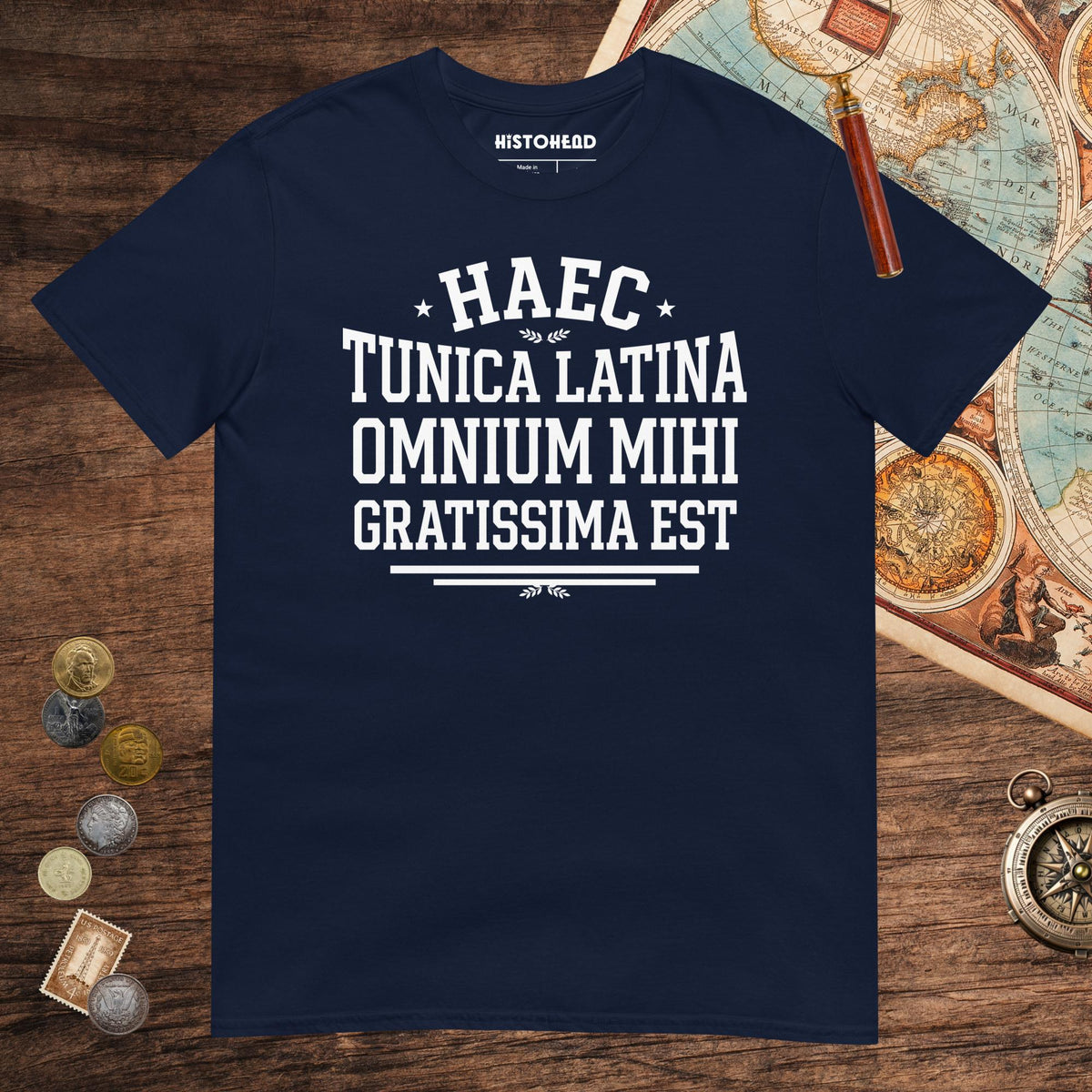 Navy This Is My Favorite Latin Shirt Tee - history buff gift by HistoHead
