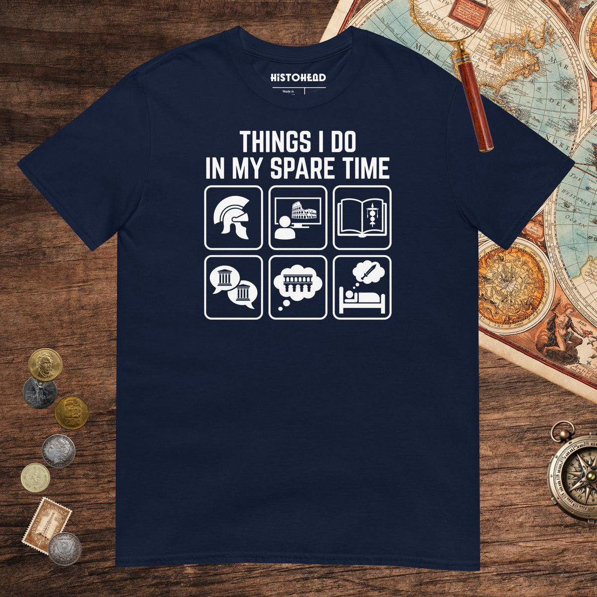 Navy Things I do in My Spare Time Tee - history buff gift by HistoHead